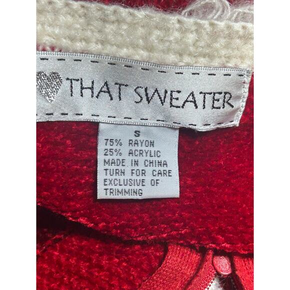 That Sweater Christmas Santa Claus zip up cardigan - Picture 4 of 6